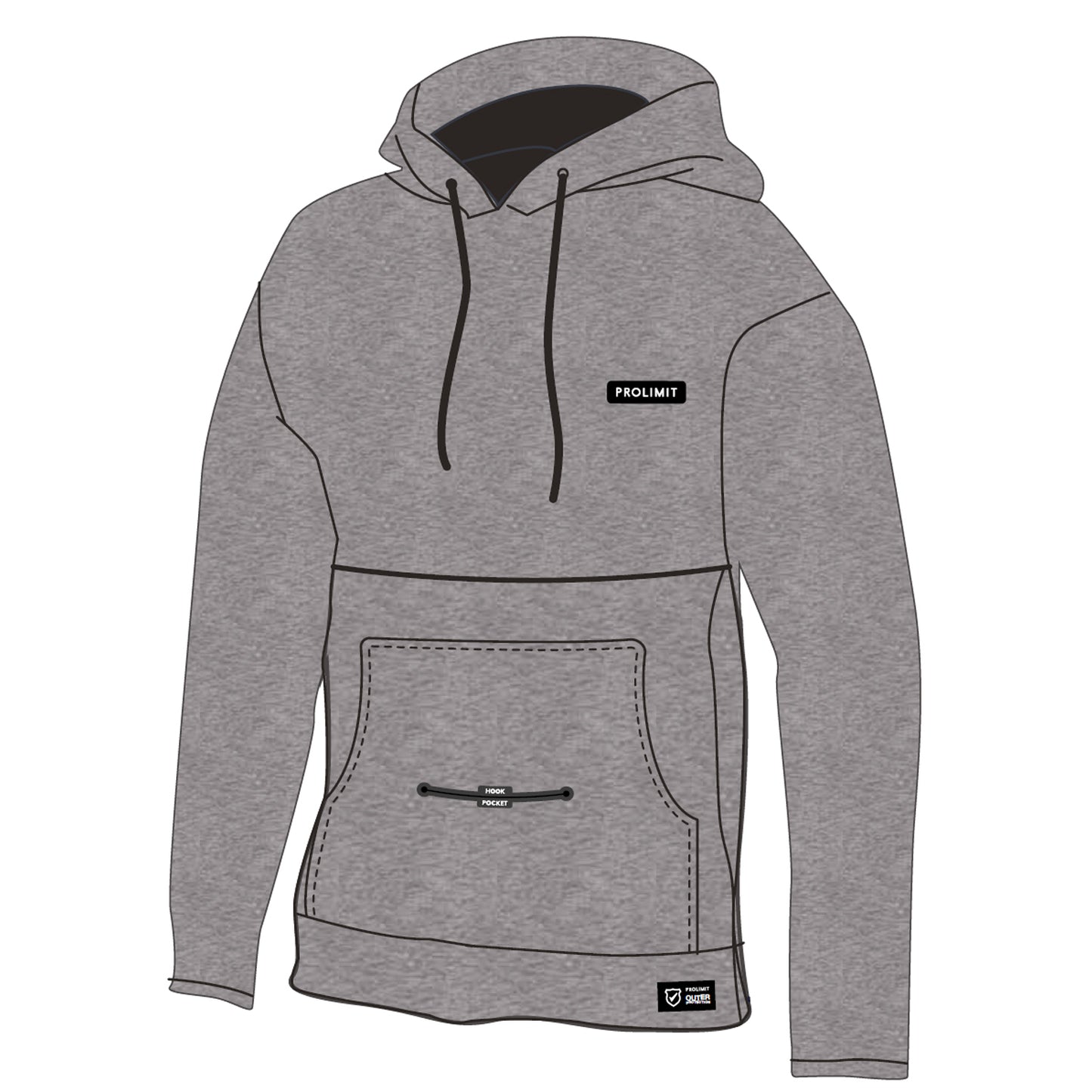 Prolimit Neoprene Loosefit Hoodie - Hoodies