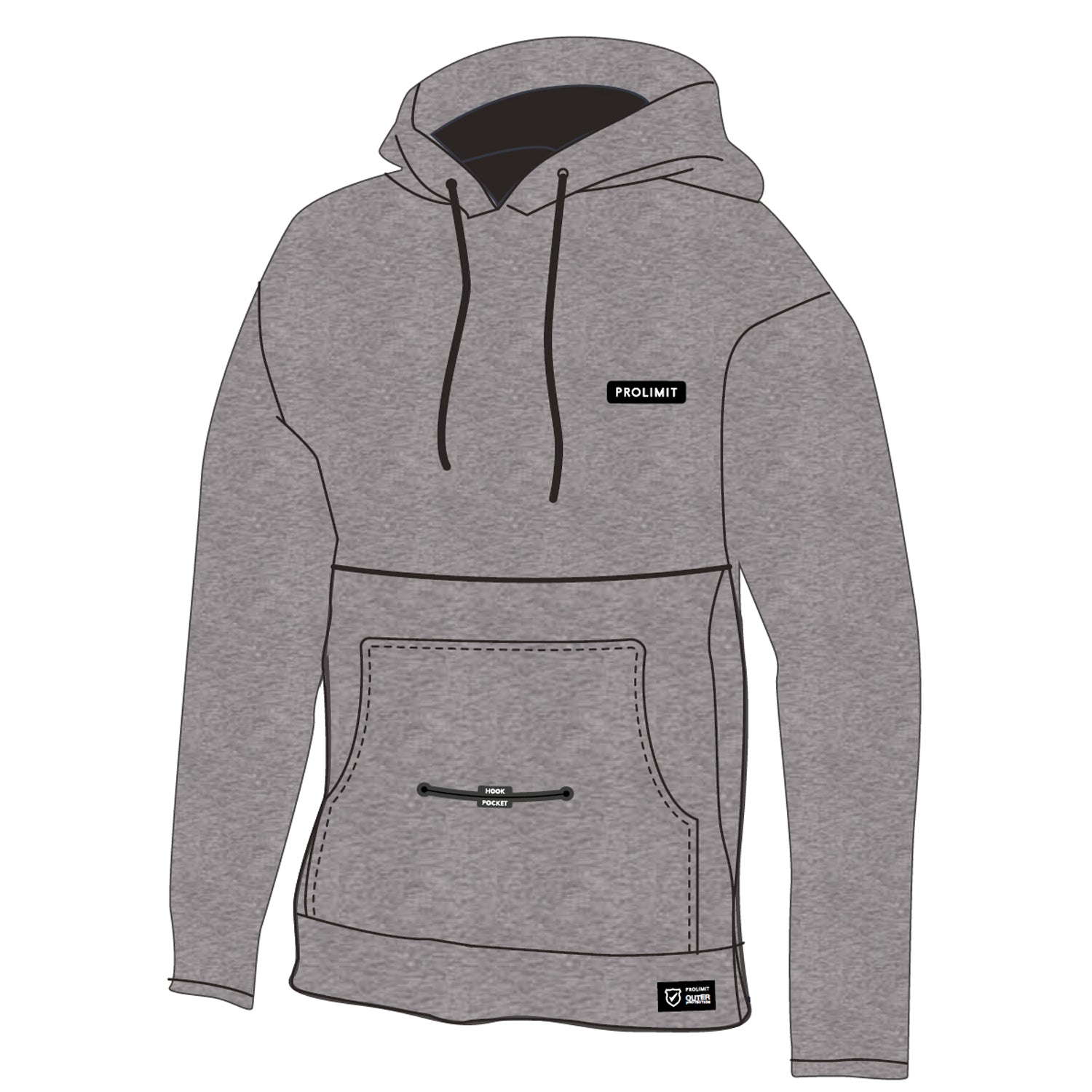 Prolimit Neoprene Loosefit Hoodie - Hoodies
