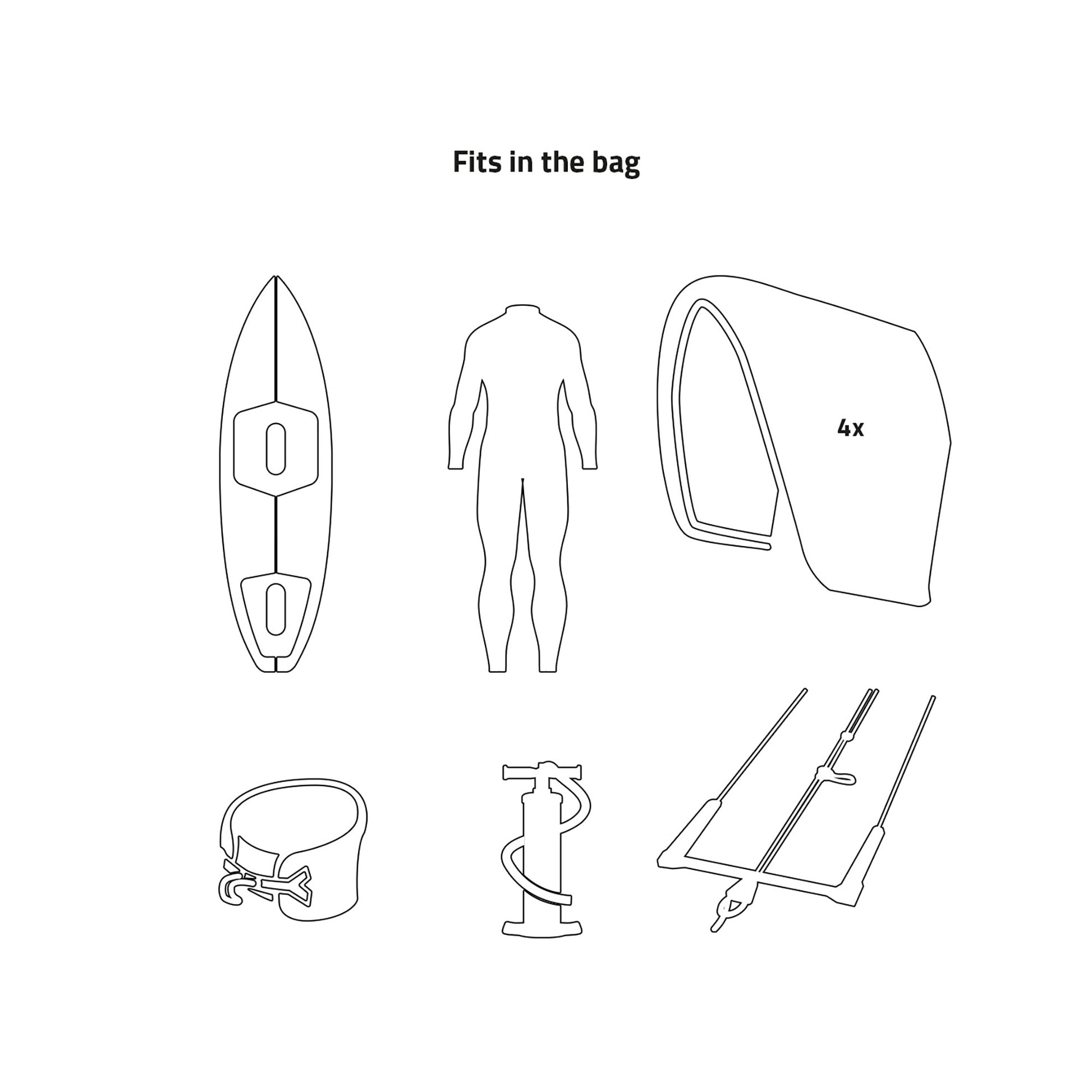 Prolimit Surf/Kitesurf Boardbag Performance Double - Boardbags