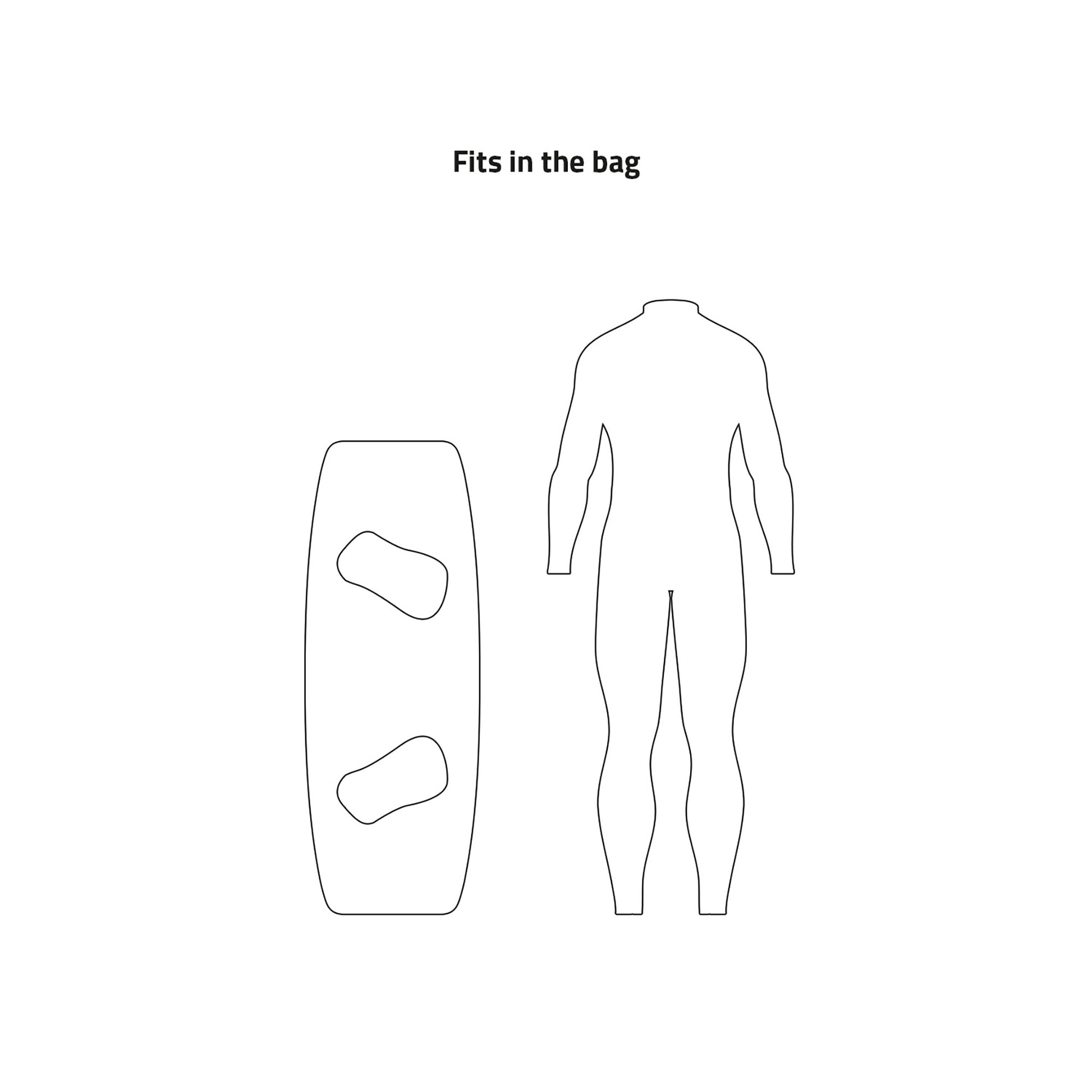 Prolimit Kitesurf Boardbag Twintip Sport - Twintip Bags