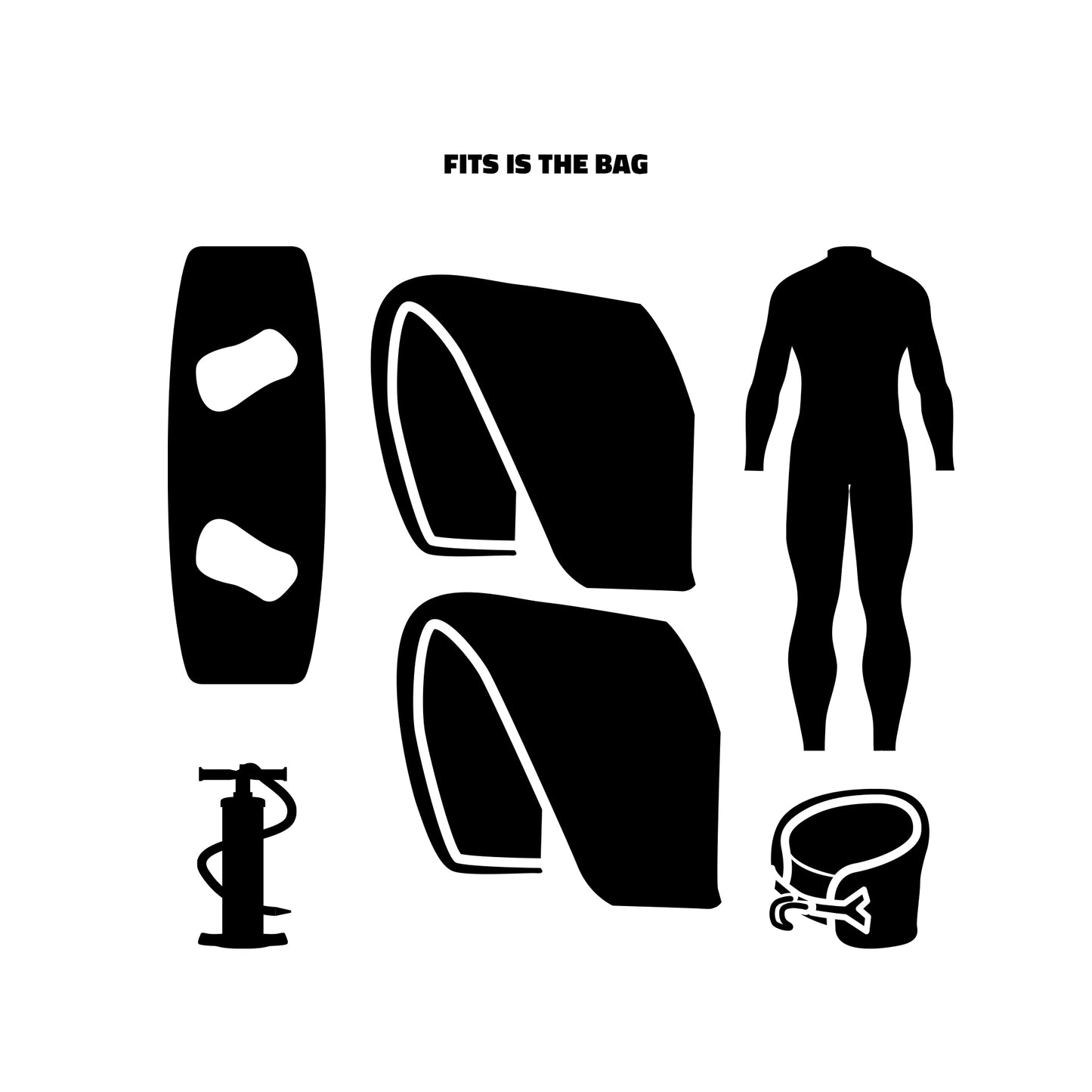 Prolimit Kitesurf Boardbag Golf Ultralight - Boardbags