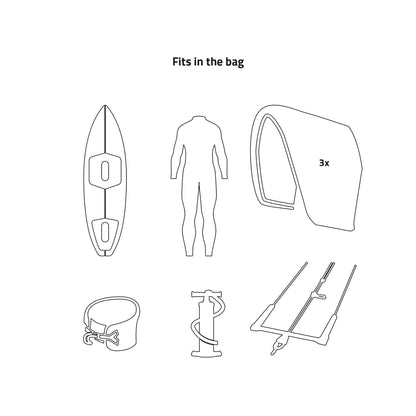 Prolimit Kitesurf Boardbag Traveller With Wheels - Boardbags