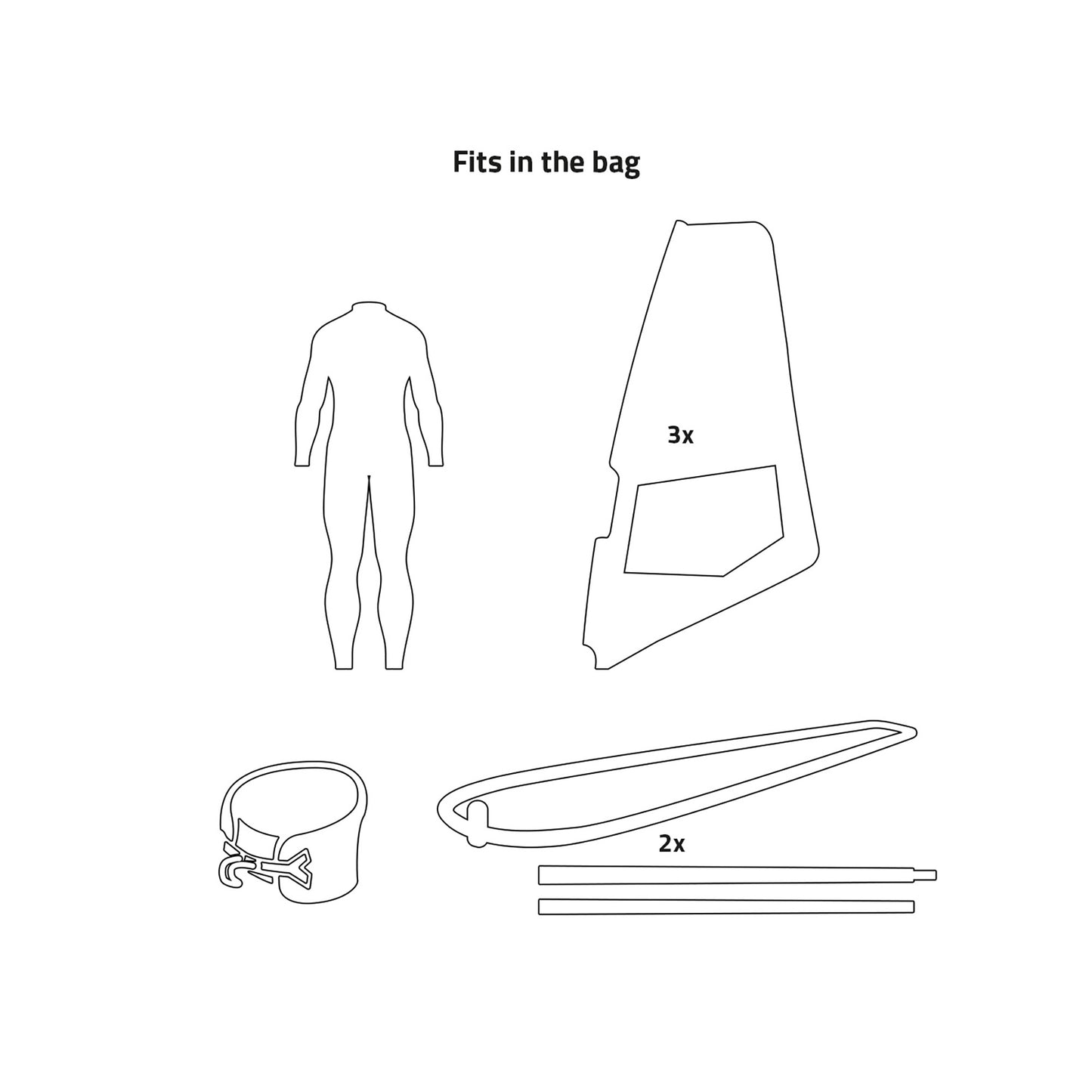 Prolimit Windsurf Sessionbag Aero - Windsurfbags