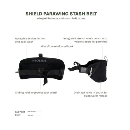 Prolimit Parawing Stash belt with hook - Stash Belts
