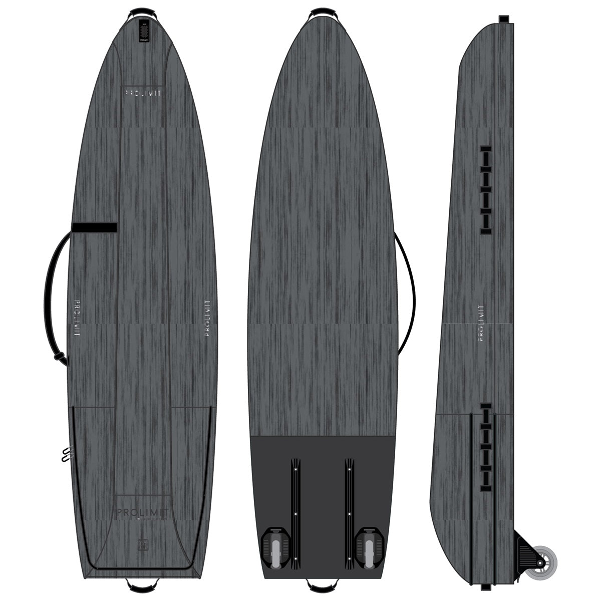 Prolimit Windsurf Session Boardbag With Slider Wheels - Boardbags (Wheels)