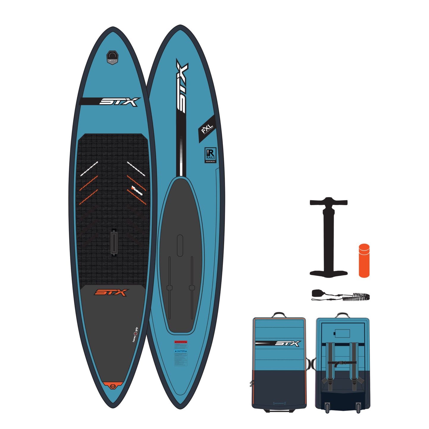 STX iFoil Mid-Length board - Inflatable Wing Foilboards