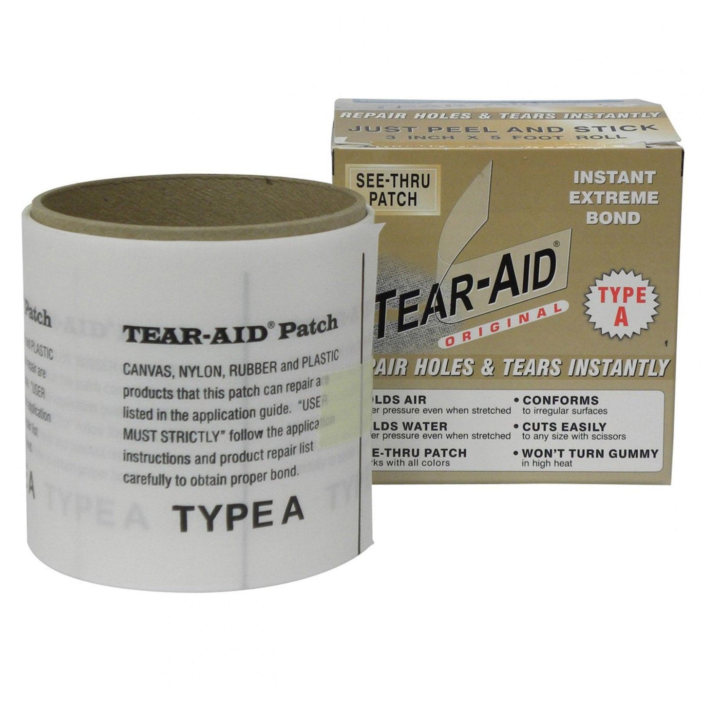 Tear Aid Dealer Rol Type A (30' x 3) - Repairs