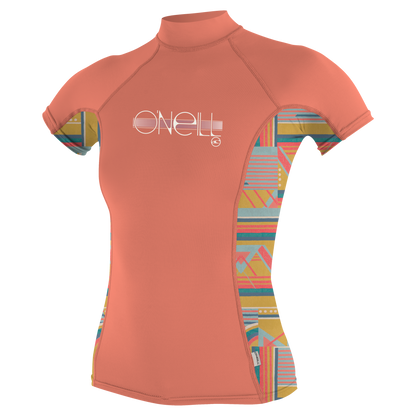 O'Neill Girls Premium Skins S/S Turtleneck Rash Guard - S/S Rash Guards