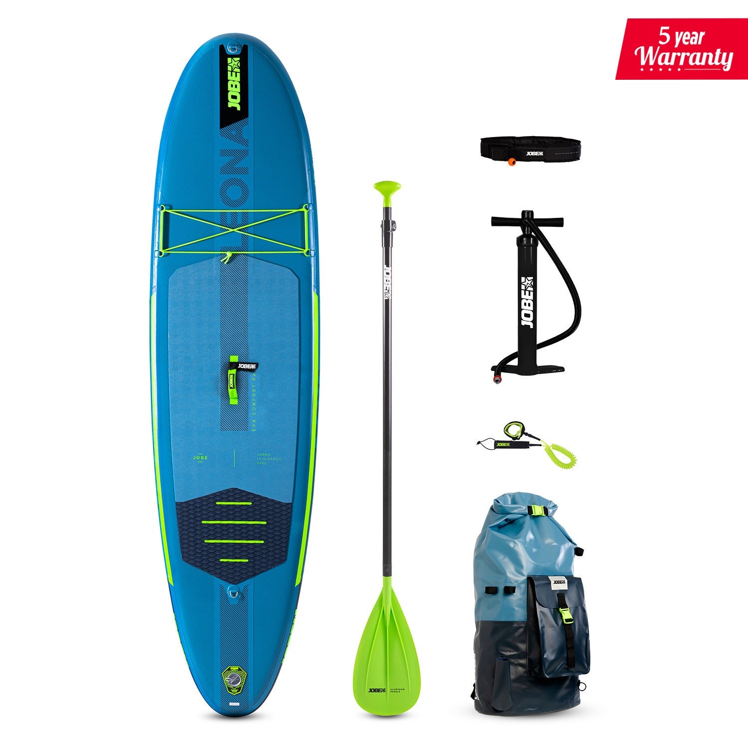Jobe Leona 10.6 Inflatable Paddle Board Package - SUP Packages