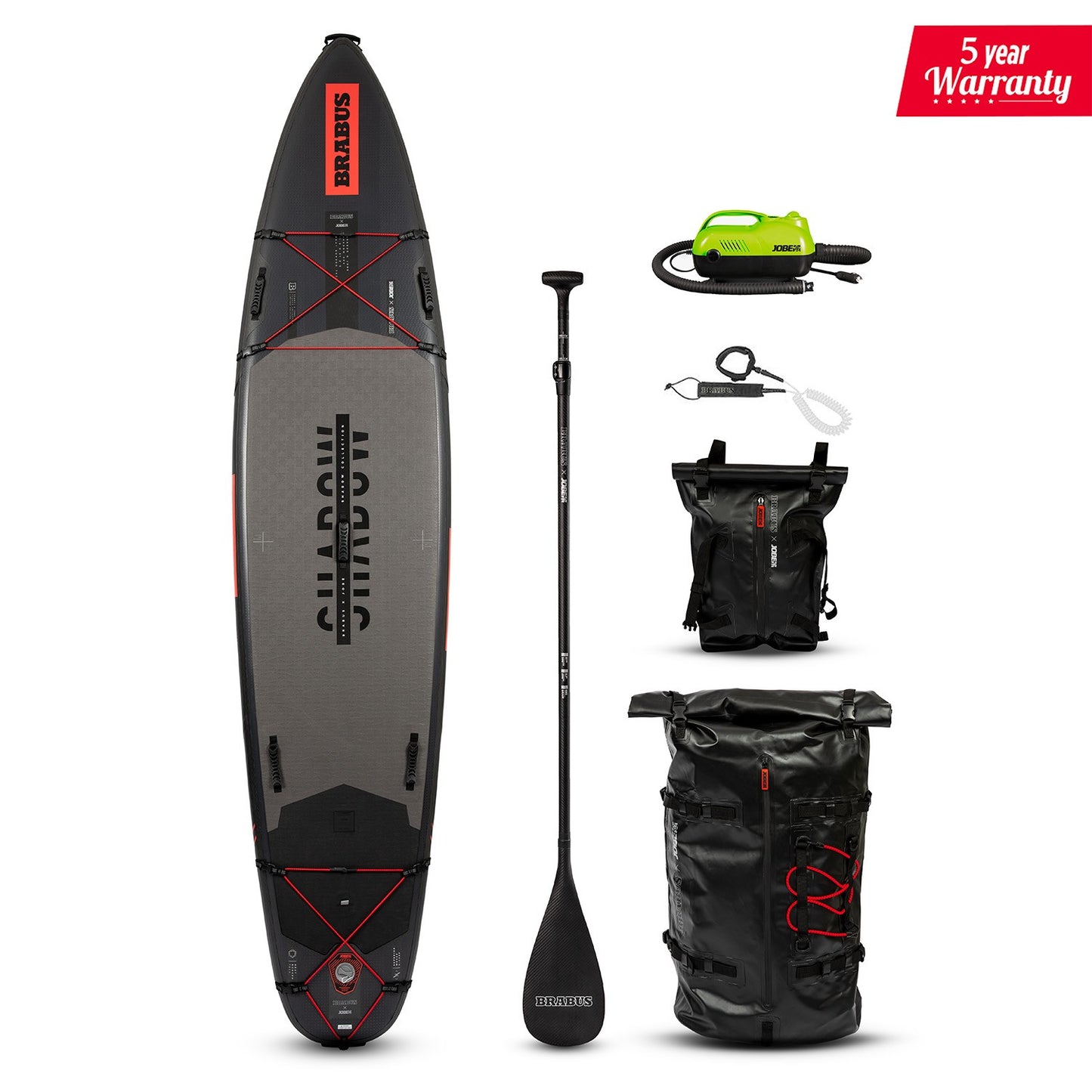 Jobe BRABUS x Shadow 11.6 Adventure SUP Limited Edition Package - SUP Packages