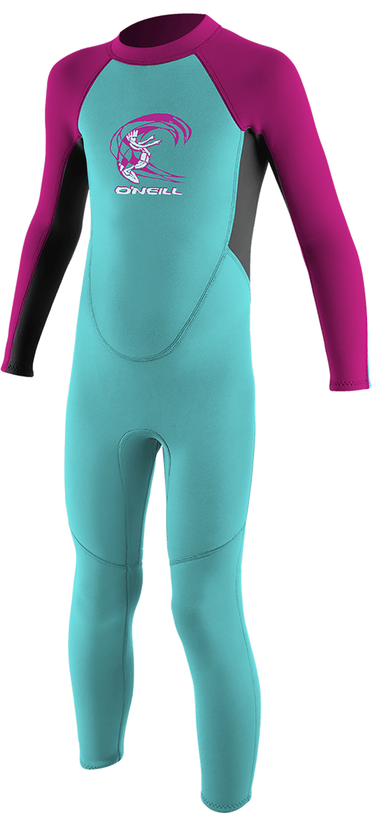 O'Neill Toddler Reactor-2 2mm Back Zip Full - Girls - Fullsuit / Back-zip