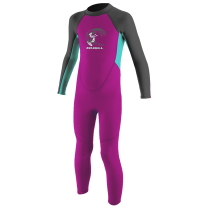 O'Neill Toddler Reactor-2 2mm Back Zip Full - Girls - Fullsuit / Back-zip