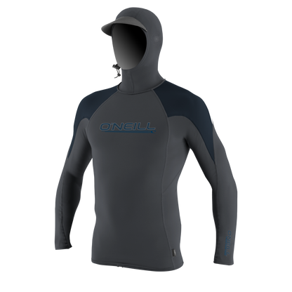 O'Neill Premium Skins O'Zone L/S Rash Guard w/Hood - L/S Rash Guards