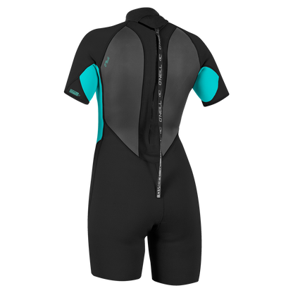 O'Neill Wms Reactor-2 2mm Back Zip S/S Spring - Short Arm / Back-zip