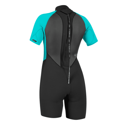 O'Neill Wms Reactor-2 2mm Back Zip S/S Spring - Short Arm / Back-zip