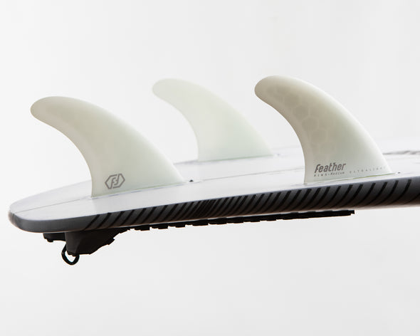 Feather Fins Ultralight Hexa Core Single Tab Medium (65-80Kg) - Futures/Thruster