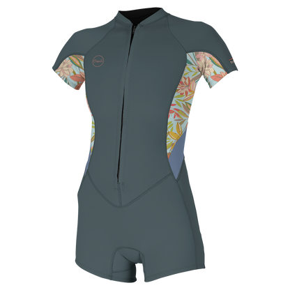 O'Neill Wms Bahia 2/1 Front Zip S/S Spring - Short Arm / Front-zip