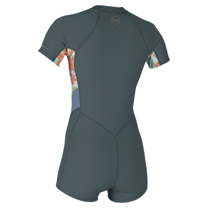 O'Neill Wms Bahia 2/1 Front Zip S/S Spring - Short Arm / Front-zip