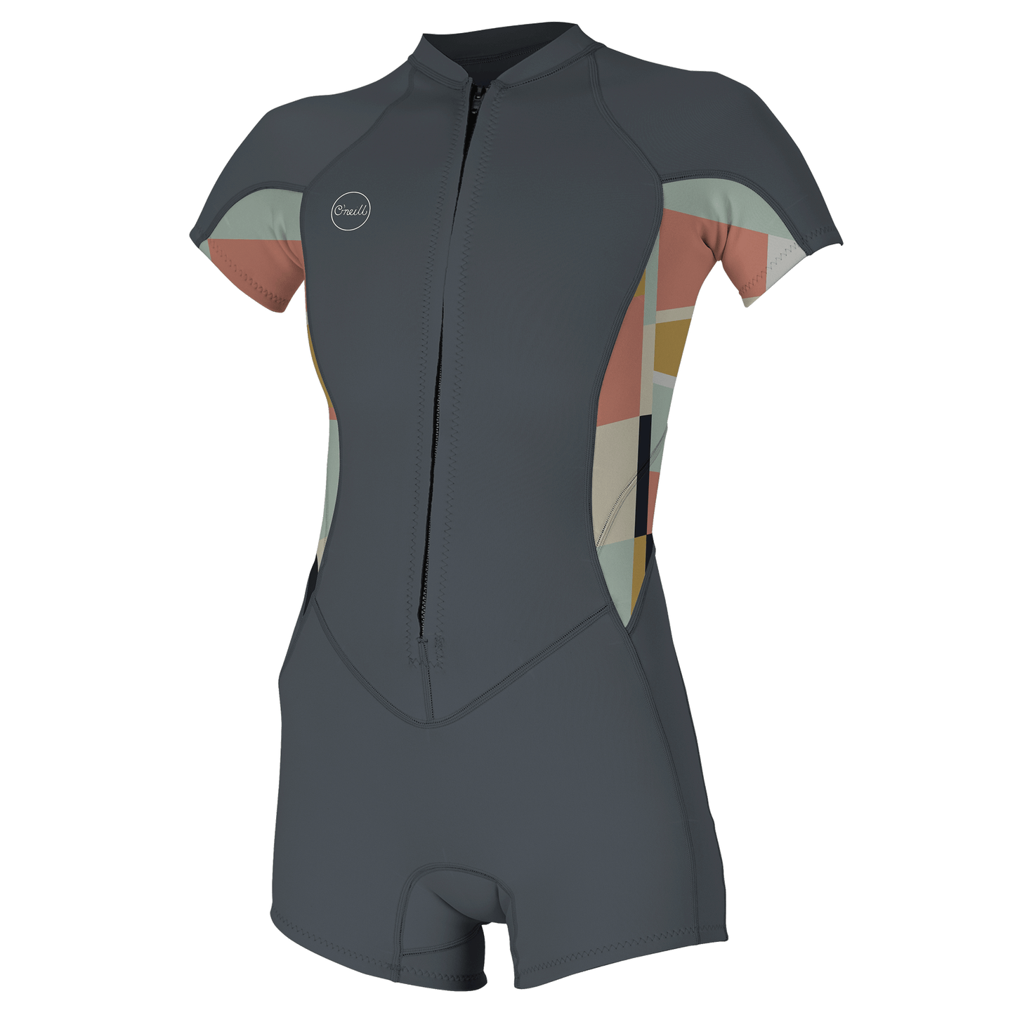 O'Neill Wms Bahia 2/1 Front Zip S/S Spring - Short Arm / Front-zip