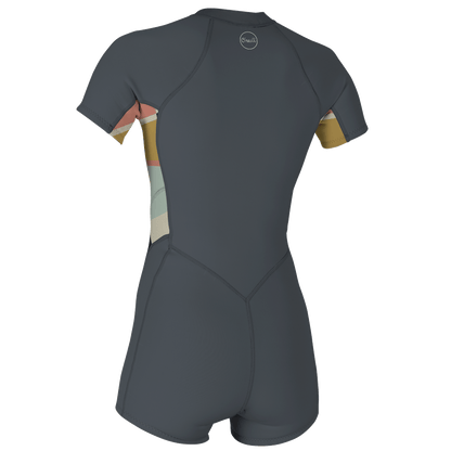 O'Neill Wms Bahia 2/1 Front Zip S/S Spring - Short Arm / Front-zip