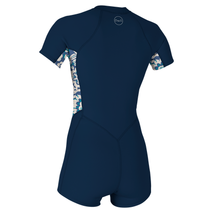 O'Neill Wms Bahia 2/1 Front Zip S/S Spring - Short Arm / Front-zip