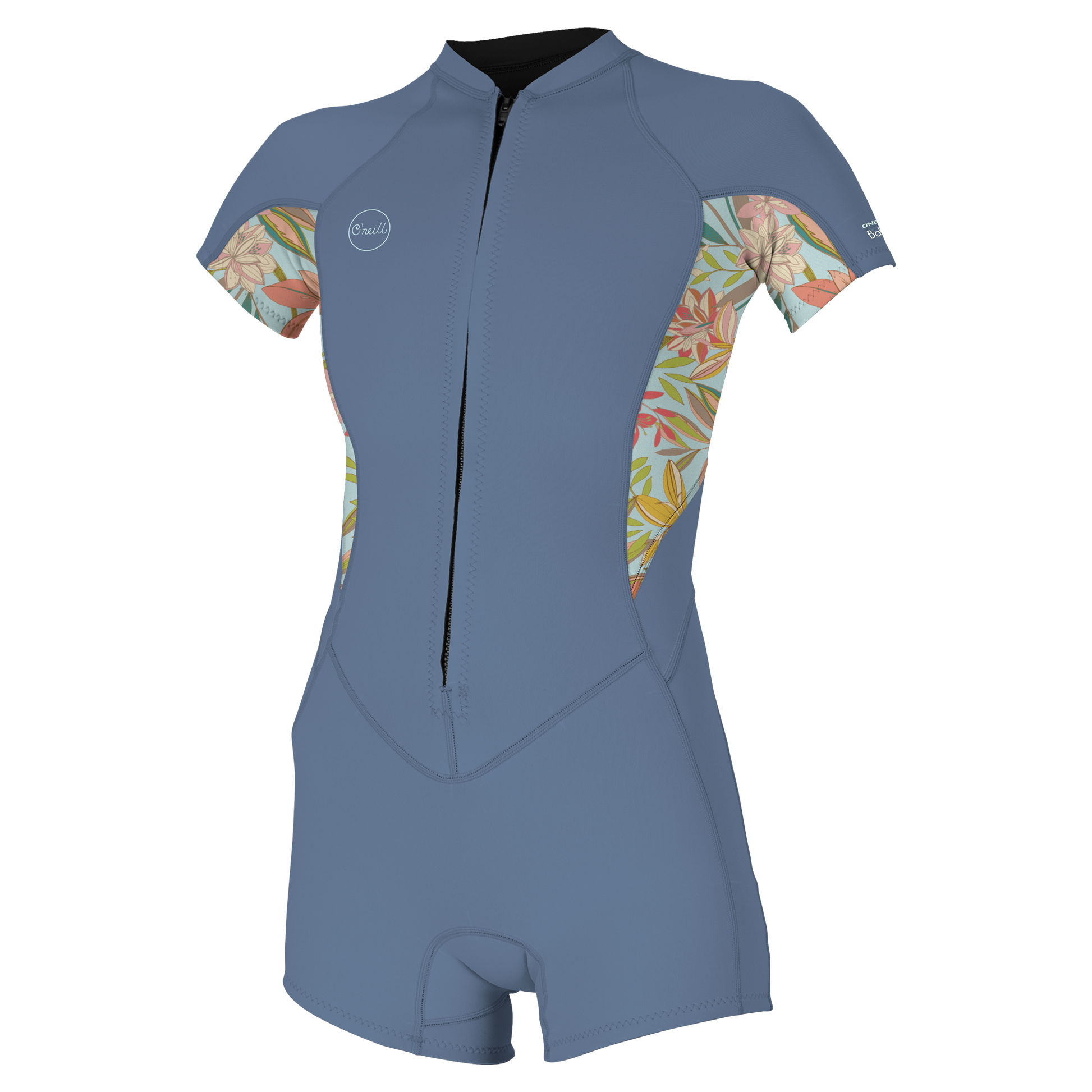 O'Neill Wms Bahia 2/1 Front Zip S/S Spring - Short Arm / Front-zip