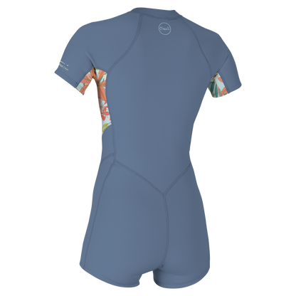 O'Neill Wms Bahia 2/1 Front Zip S/S Spring - Short Arm / Front-zip