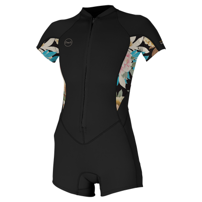 O'Neill Wms Bahia 2/1 Front Zip S/S Spring - Short Arm / Front-zip