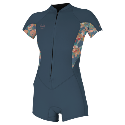 O'Neill Wms Bahia 2/1 Front Zip S/S Spring - Short Arm / Front-zip