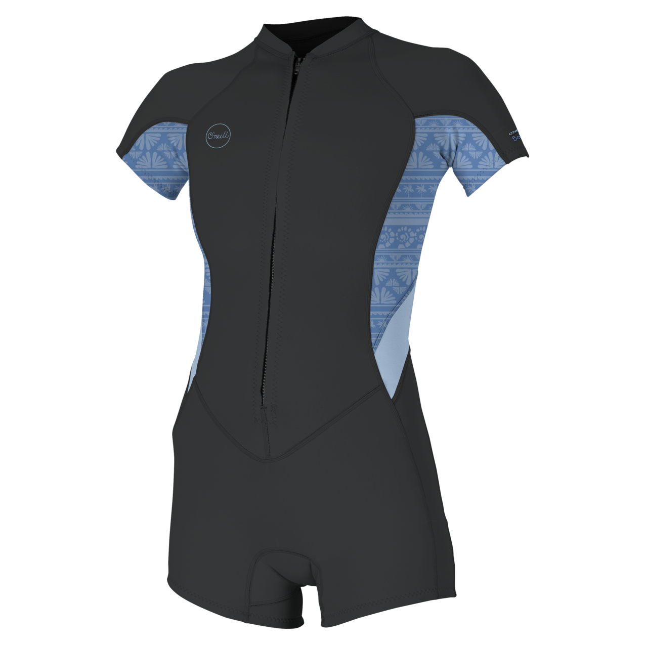 O'Neill Wms Bahia 2/1 Front Zip S/S Spring