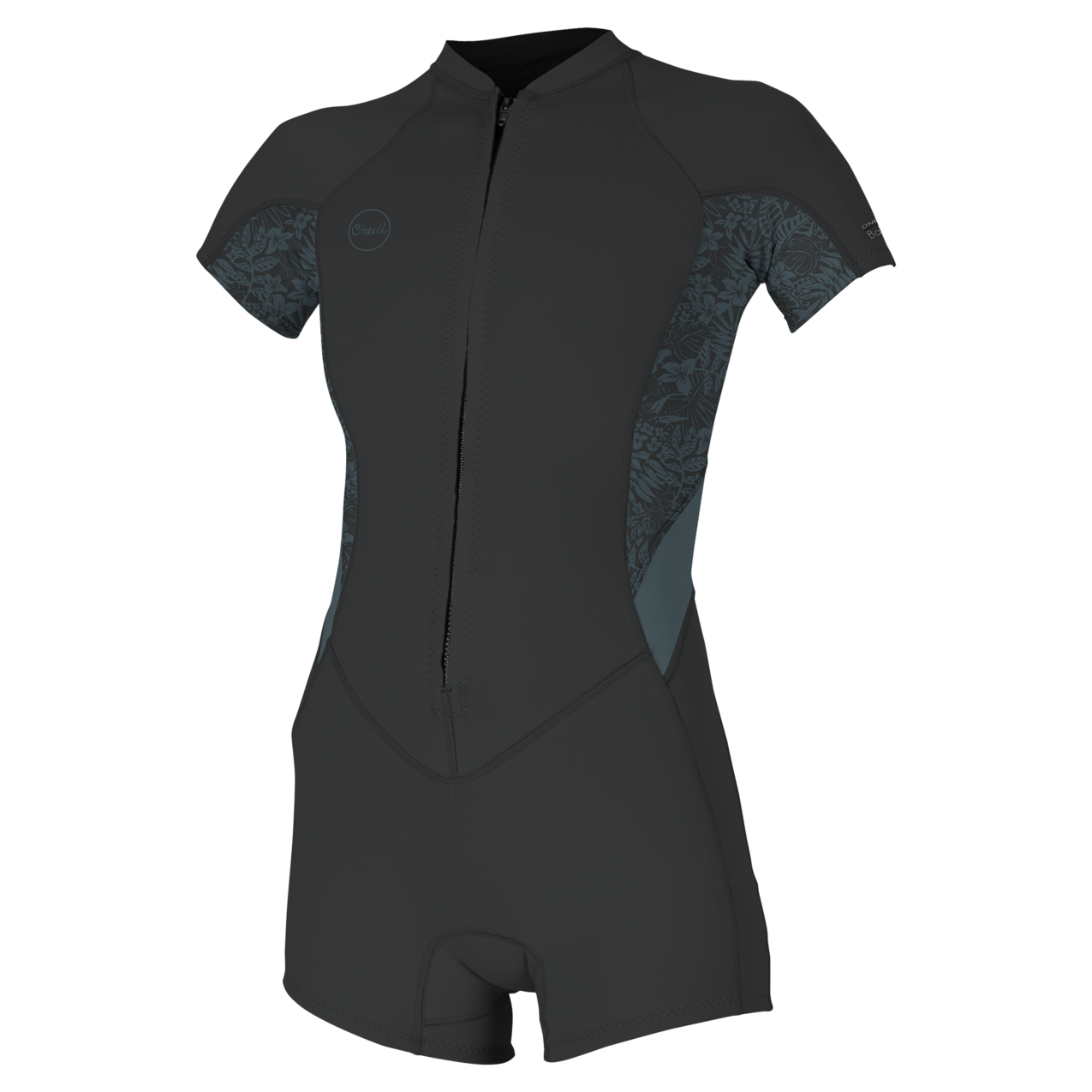 O'Neill Wms Bahia 2/1 Front Zip S/S Spring