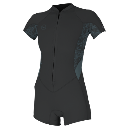 O'Neill Wms Bahia 2/1 Front Zip S/S Spring