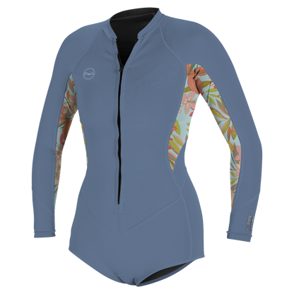 O'Neill Wms Bahia 2/1 Front Zip L/S Short Spring - Long Arm / Front-zip