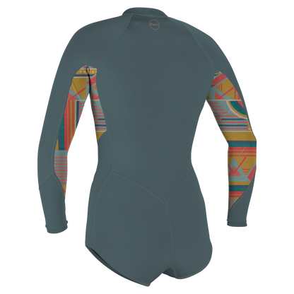 O'Neill Wms Bahia 2/1 Front Zip L/S Short Spring - Long Arm / Front-zip