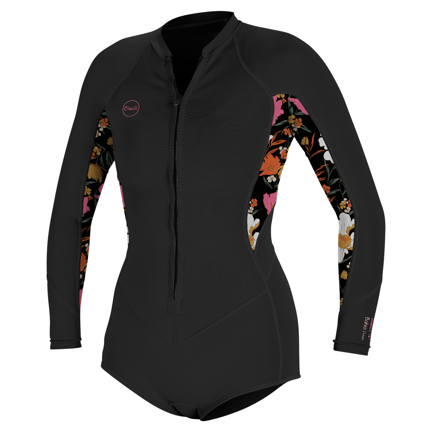 O'Neill Wms Bahia 2/1 Front Zip L/S Short Spring - Long Arm / Front-zip