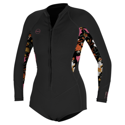 O'Neill Wms Bahia 2/1 Front Zip L/S Short Spring - Long Arm / Front-zip
