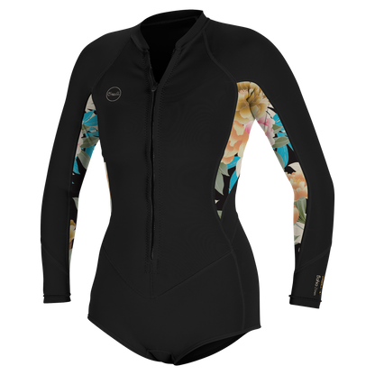 O'Neill Wms Bahia 2/1 Front Zip L/S Short Spring - Long Arm / Front-zip
