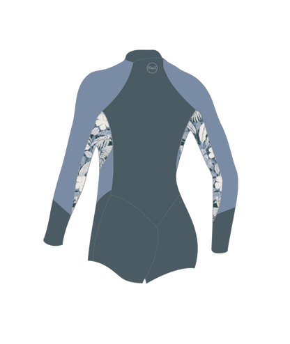 O'Neill Wms Bahia 2/1 Front Zip L/S Short Spring - Long Arm / Front-zip