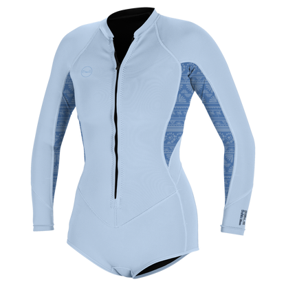 O'Neill Wms Bahia 2/1 Front Zip L/S Short Spring