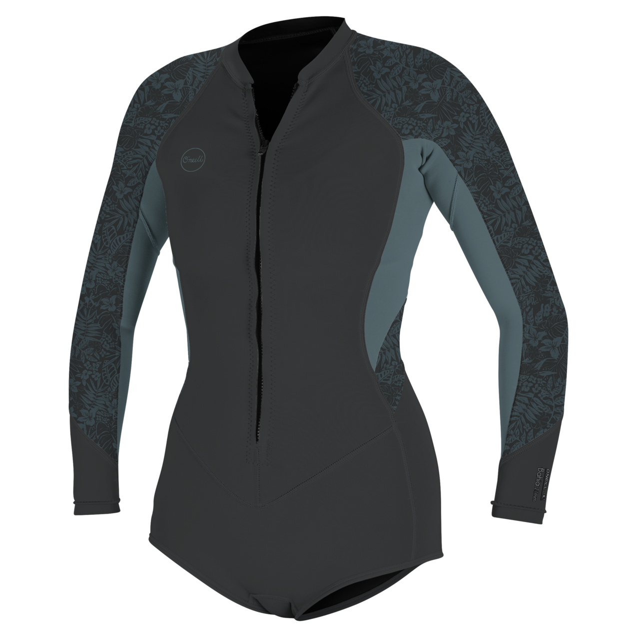 O'Neill Wms Bahia 2/1 Front Zip L/S Short Spring
