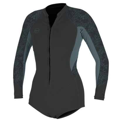 O'Neill Wms Bahia 2/1 Front Zip L/S Short Spring