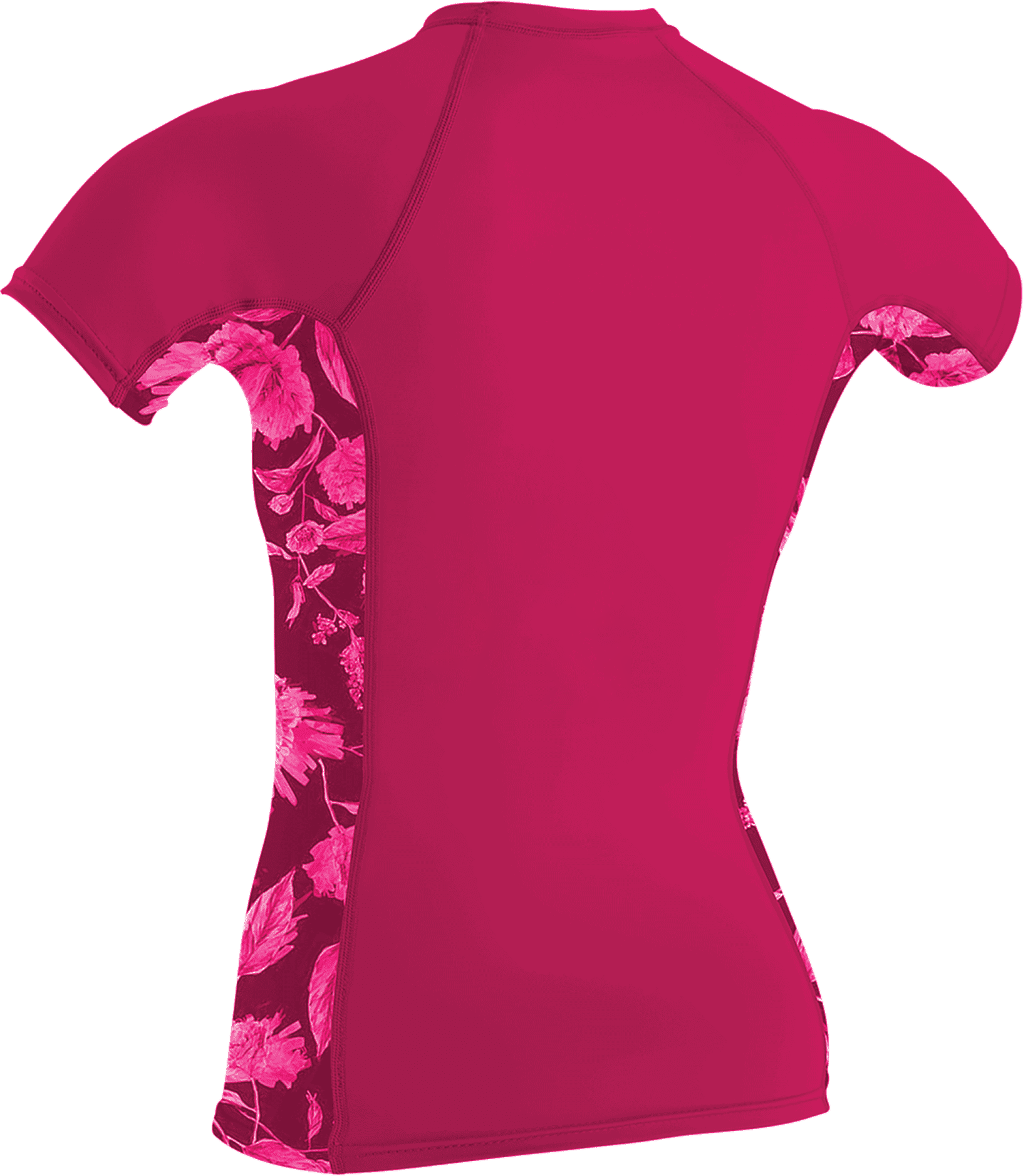 O'Neill Wms Side Print S/S Rash Guard - S/S Rash Guards