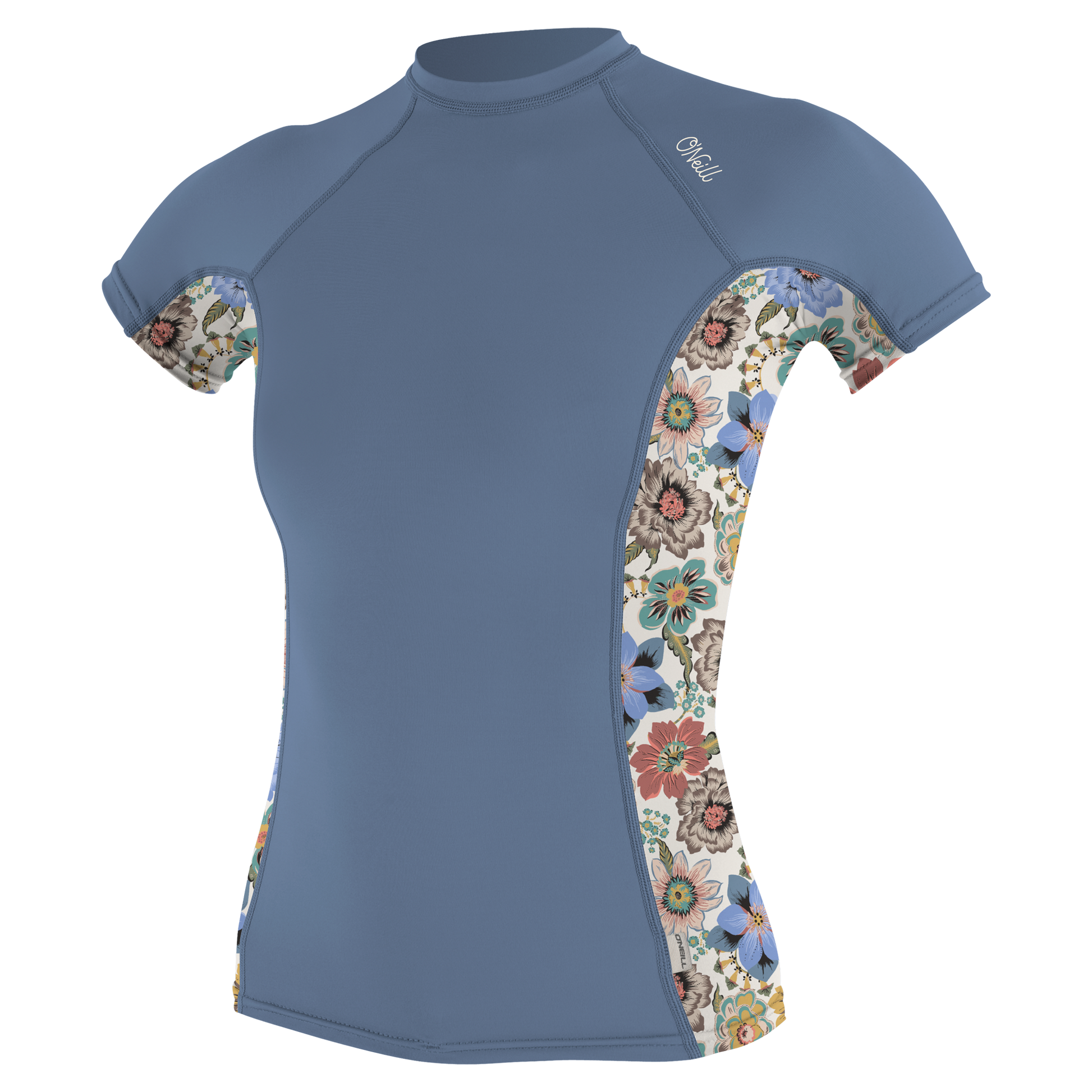 O'Neill Wms Side Print S/S Rash Guard - S/S Rash Guards