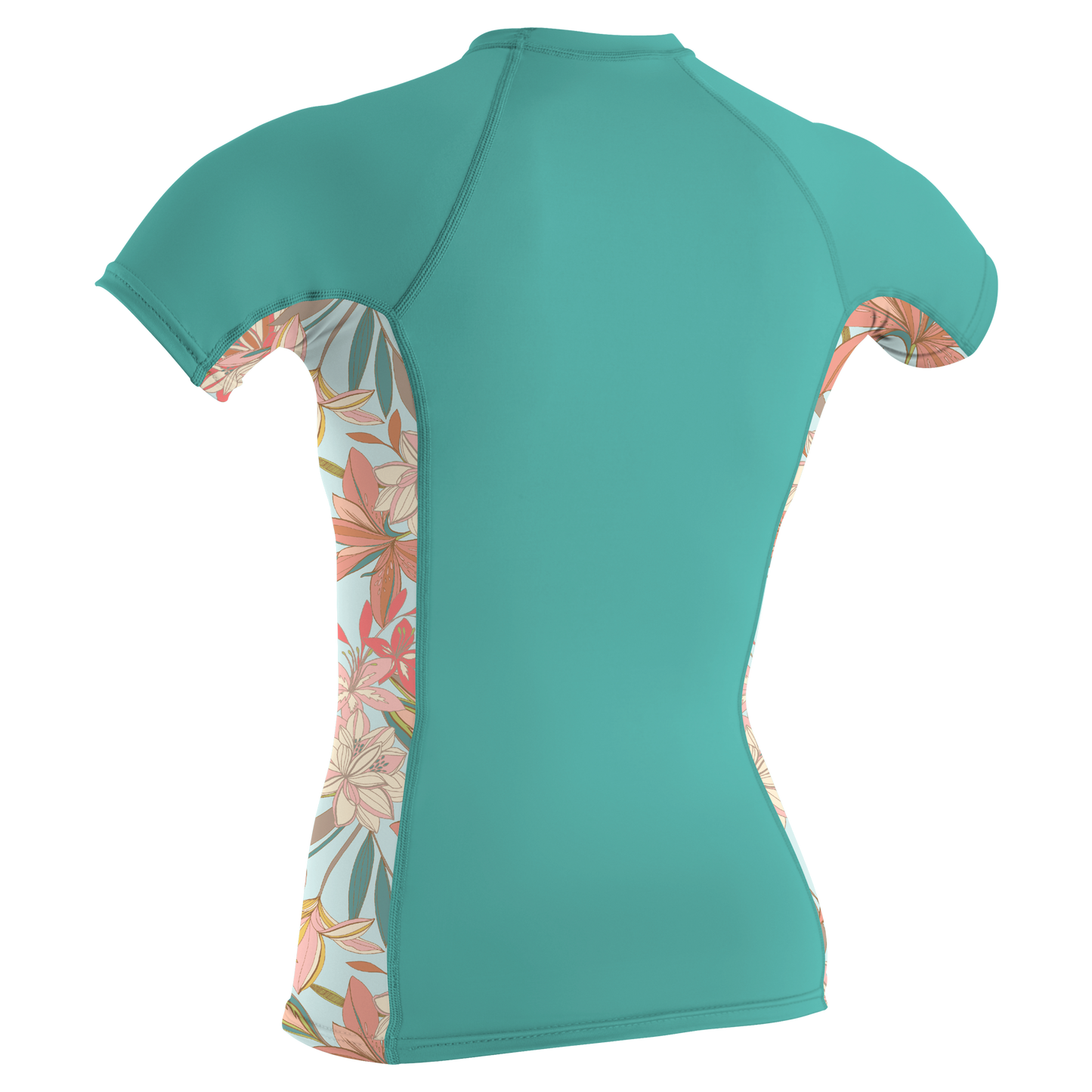 O'Neill Wms Side Print S/S Rash Guard - S/S Rash Guards