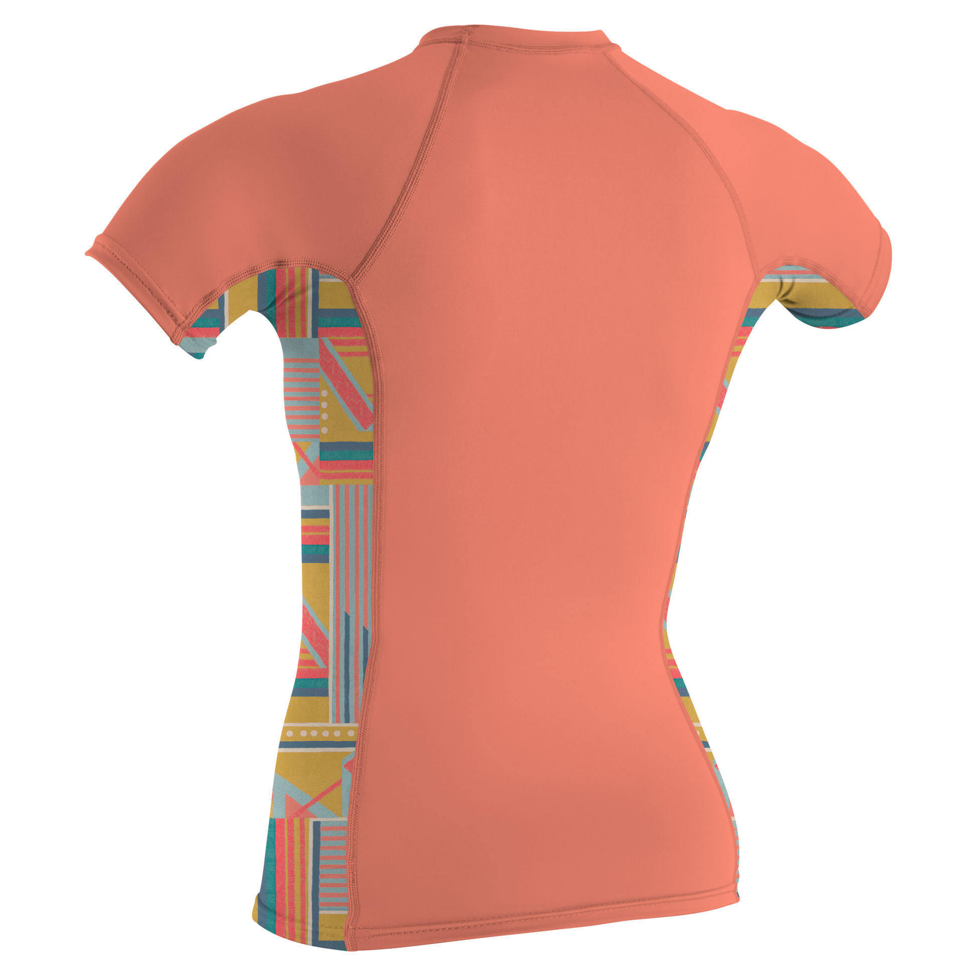 O'Neill Wms Side Print S/S Rash Guard - S/S Rash Guards