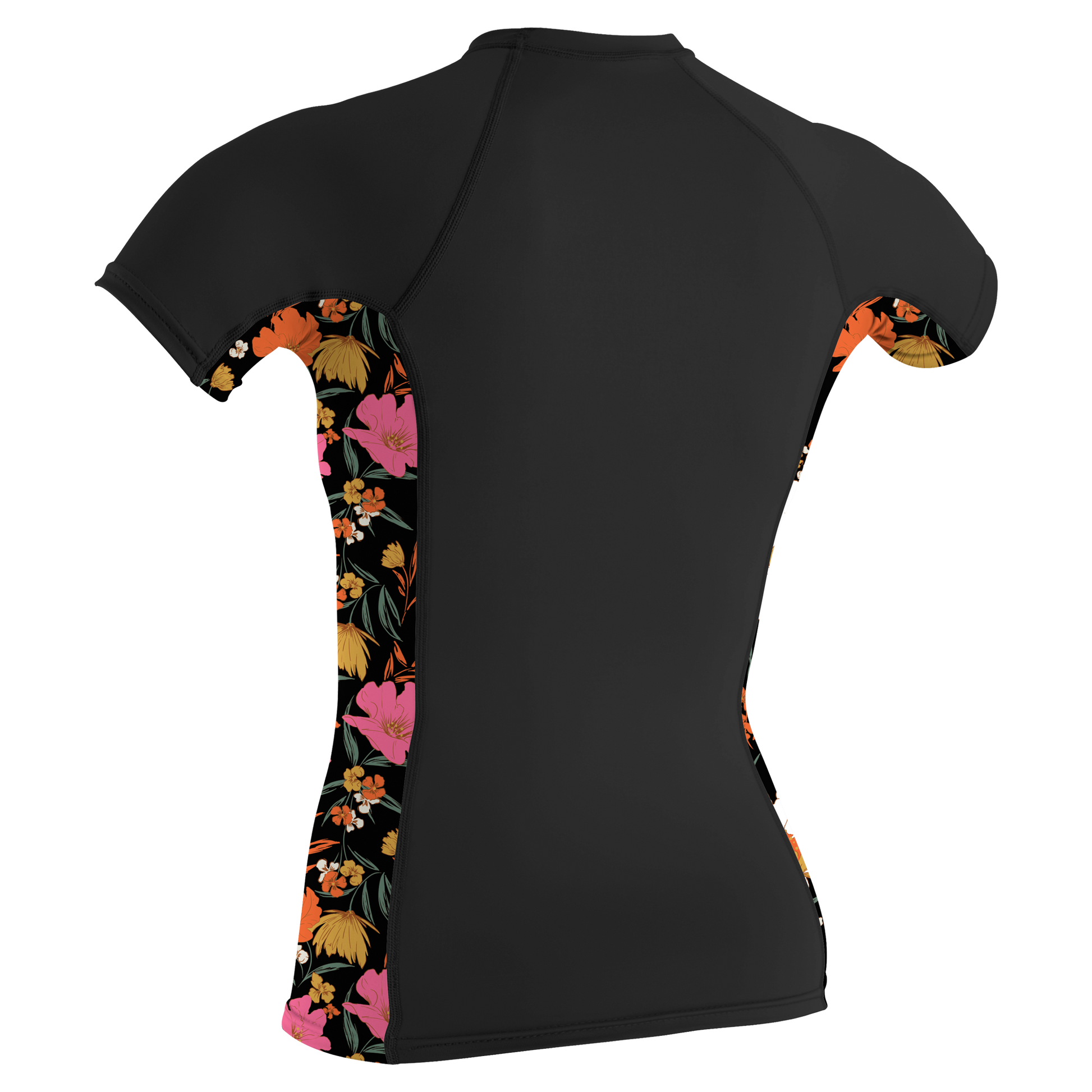 O'Neill Wms Side Print S/S Rash Guard - S/S Rash Guards