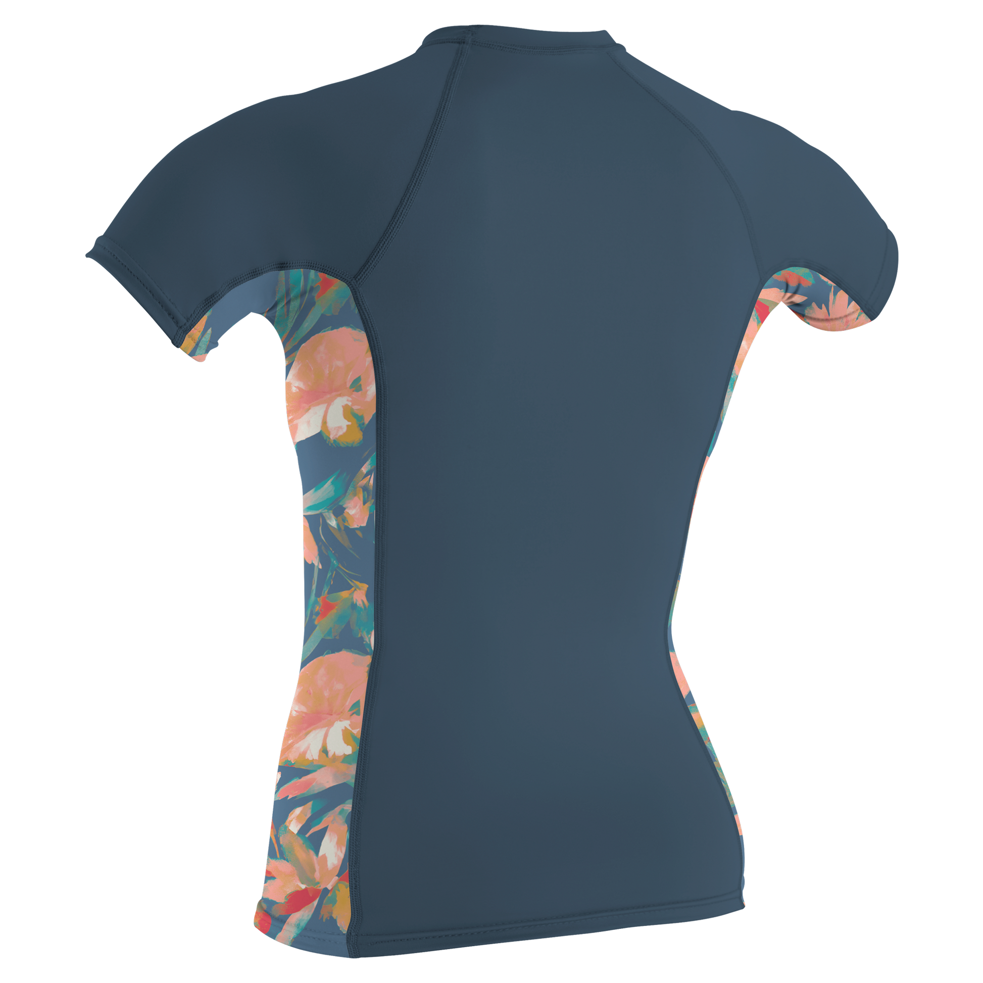 O'Neill Wms Side Print S/S Rash Guard - S/S Rash Guards