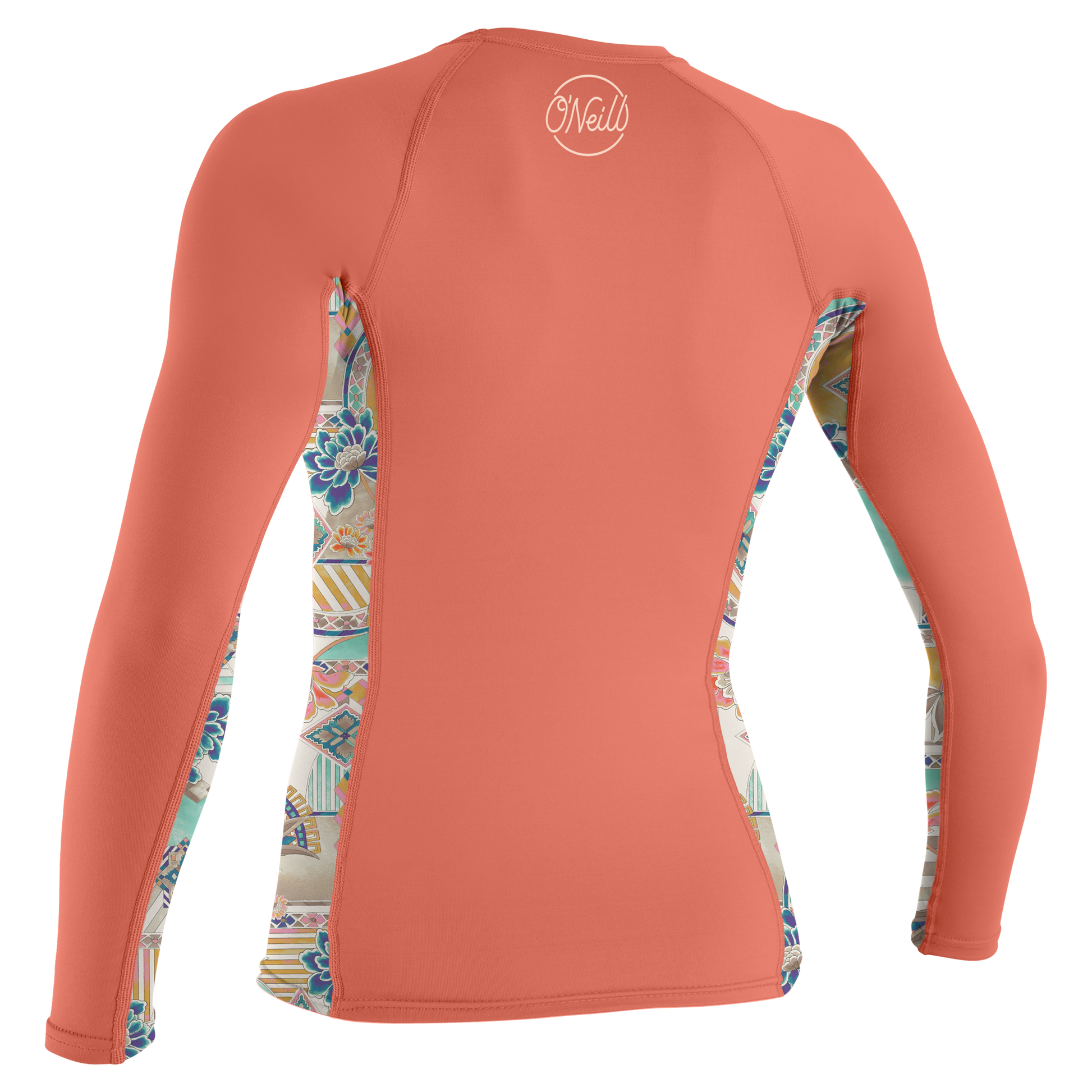 O'Neill Wms Side Print L/S Rash Guard - L/S Rash Guards