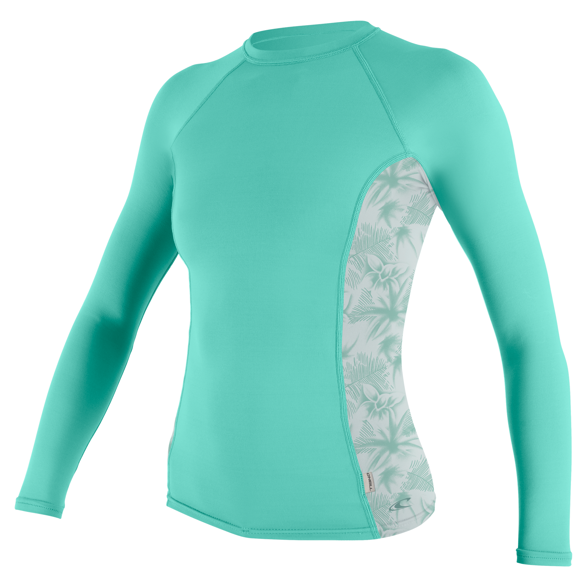 O'Neill Wms Side Print L/S Rash Guard - L/S Rash Guards