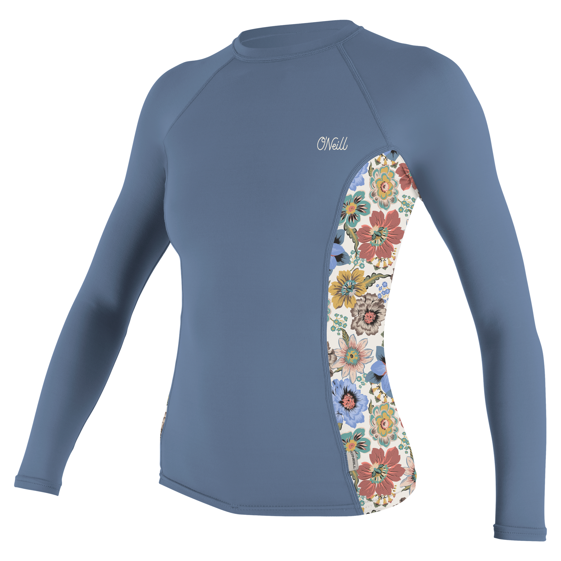 O'Neill Wms Side Print L/S Rash Guard - L/S Rash Guards